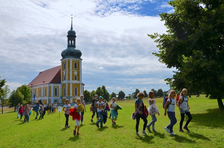 Bei einer früheren Kinderwallfahrt in Rosenthal. © Michael Baudisch